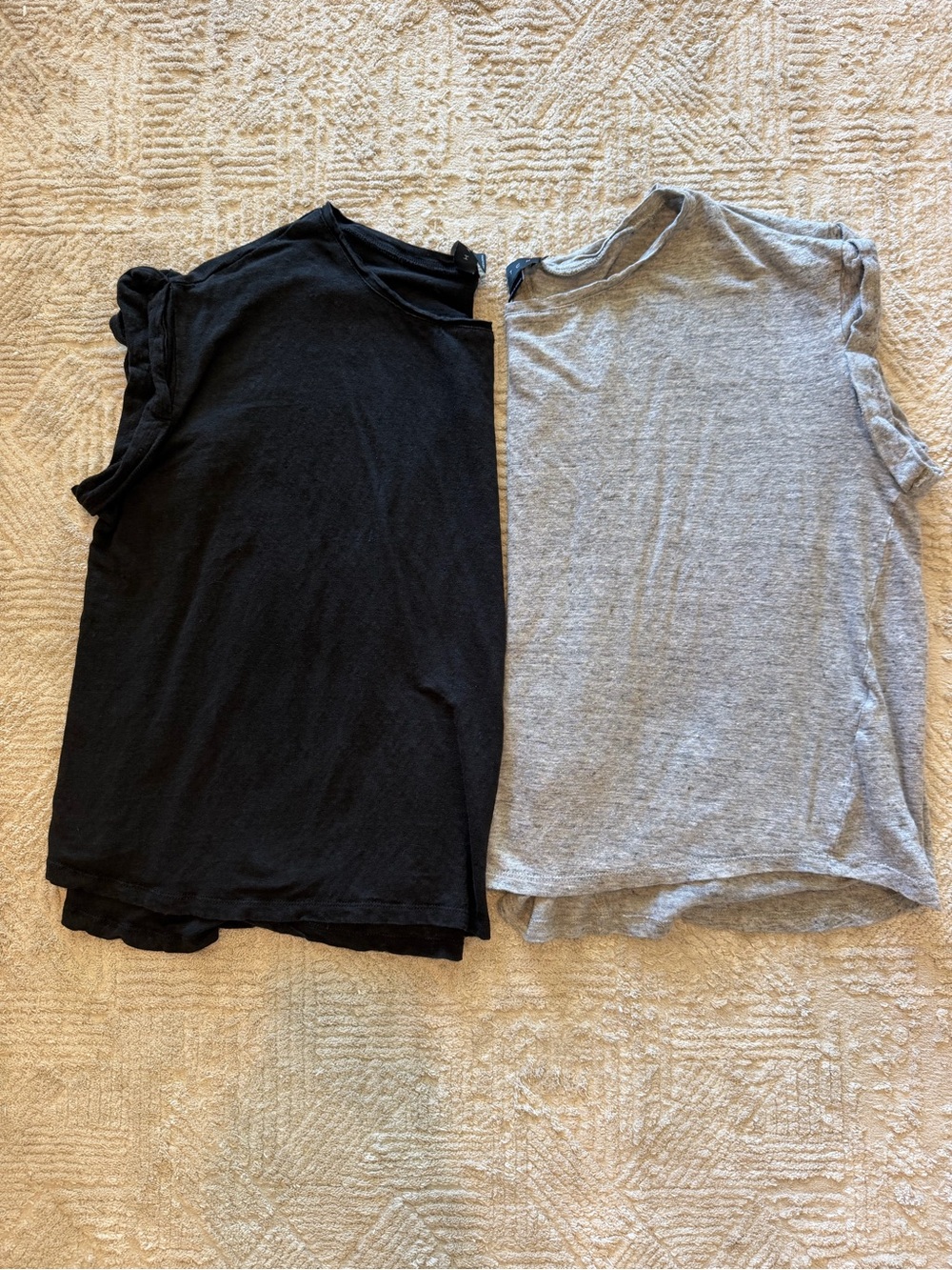 Hatch Kids Short Sleeve Tee Set - Black & Heather Gray